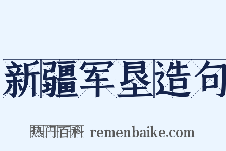 新疆军垦造句是什么意思的图片